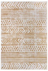 Okkersárga-fehér kültéri szőnyeg 80x150 cm Biri – NORTHRUGS