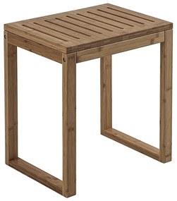 Gedy - Fürdőszobai zsámoly HIMALAYA 39,5x44,3 cm bambusz