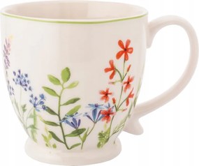 Porcelán bögre lábon 450ml Tavaszi ébredés Természet Virágok