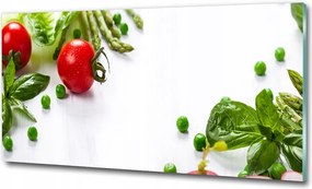 Fotótapéta üvegfalra Gyümölcsök és zöldségek 125x50