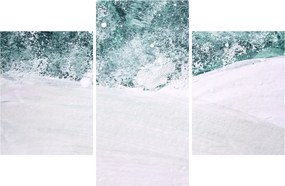Kép - Türkiz absztrakció (90x60 cm)
