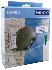 Jumbo bővíthető ruhaszárító kötél, hossz 15 m - Wenko