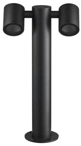 Kültéri lámpa KETTO 2xGU10/60W/230V IP44 fekete