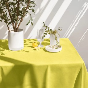 Goldea szögletes terítő malaga - lime színű 100 x 100 cm