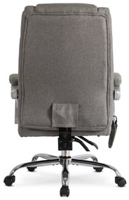 GIORGIO forgó masszázsfotel, szürke