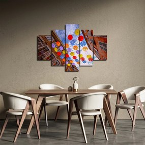 Színes esernyők képe (150x105 cm)