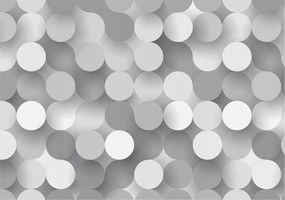 Fotótapéta Dekoratív Fali Tapéta Képekkel Szürke körök 312x219