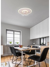 Matt fehér LED mennyezeti lámpa Nybro – Trio