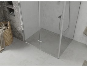 Mexen Lima zuhanykabin 80x100cm, 6mm-es üveg, króm profil-átlátszó üveg, 856-080-100-01-00