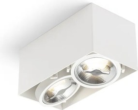RENDL JAMES II DIMM stropní matná bílá 230V LED 2x15W 24° 3000K