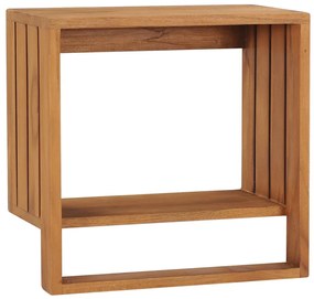 tömör tíkfa falra szerelhető törölközőtartó 35 x 20 x 35 cm
