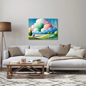 Kép - Tájkép felhővel (70x50 cm)