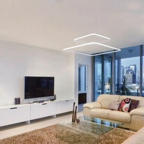 Rabalux 2546 - LED Csillár DONATELLA LED/65W/230V fehér