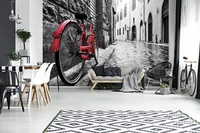 Fotótapéta - Piros kerék (152,5x104 cm)