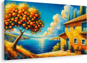Kép - Ház narancsokkal II. (90x60 cm)