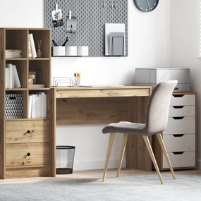 vidaXL Íróasztal Kézműves tölgy Szerelt fa 100 x 40 x 76 cm Íróasztal