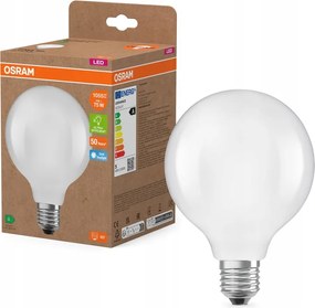 Led izzó Globe E27 5W 75W 1055lm 6500K Filament 211lm/W A osztály Osram
