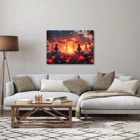 Kép - Jóga a természetben (70x50 cm)