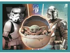 Trefl Puzzle Mandalorian és világa, 4in1 35, 48,54, 70 darab