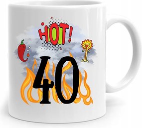 Születésnapra 40 40-es 40-es Bögre Tökéletes Ajándék fényképes nyomtatással