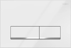 Mexen Fenix 12 öblítőgomb, fényes fehér - 601200