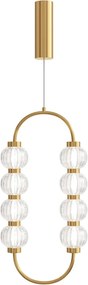 Maytoni glamour modern függeszték amulet átlátszó arany mymod555pl-l11g3k