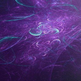 Modern kék absztrakció képe (120x50 cm)