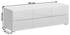 TV asztal/szekrény 6S/140 Jolky . 1016768