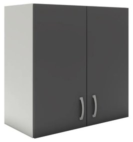Benita 2 ajtós Felső konyhaszekrény Antracit-Fehér 60x30x60 cm