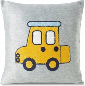 Párnahuzat Alvin 1 45x45 cm acél autó dekorációs boglárka Boho