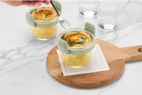 Üveg sütőforma szett forrólevegős fritőzhöz 4 db-os ø 9,5 cm – Lékué