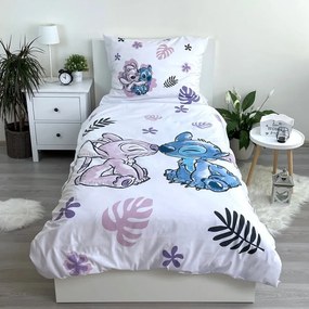 Egyszemélyes pamut gyerek ágyneműhuzat 140x200 cm Lilo and Stitch – Jerry Fabrics