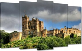 Vászonkép 100x60 Kastély Sötét felhők