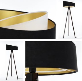 Állólámpa GALAXY 1xE27/60W/230V fekete/wenge