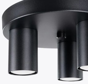 Sollux SL.1466 - Spotlámpa LAGOS 3xGU10/10W/230V fekete