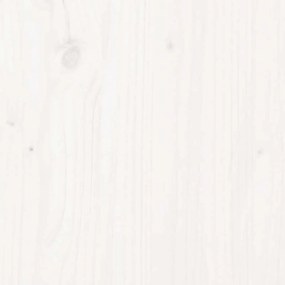 vidaXL fehér tömör fenyőfa karácsonyfa-dekoráció 100 cm