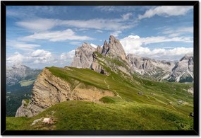 Poszterek keretben 60x40 Bárány a hegyekben Hegyek Kilátás