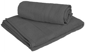 CLARYSSE ELEGANCE törölköző 70x140 cm szürke, 100% pamut
