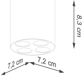 Sollux SL.1209 - LED Spotlámpa ZOE LED/9W/230V fehér