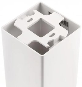 Lámpa Mennyezeti lámpatest RESTO, PC, 80x80x125 mm, IP20, max 20W, négyzet, fehér