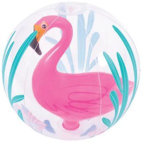 Strandlabda - rózsaszín flamingó