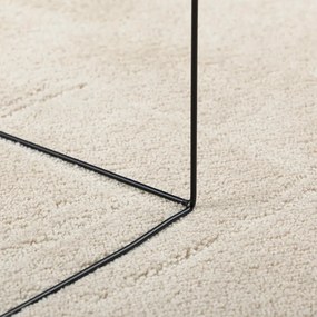 szőnyeg "HUARTE" rövid szálú puha és mosható bézs 120x170 cm