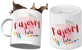 Apának Bögre Ajándék persely szett fényképes nyomtatással