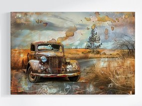 Vászonkép Canvas Retro Vintage Autó Oldtimer Klasszikus 60x40