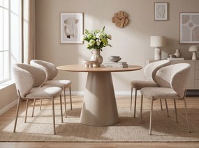 Étkezőszék KIOTO, kasmír/világos bézs