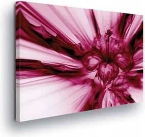 Vászonkép 80x60 Absztrakt energia mozgás lila rózsaszín modern művészet