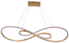 LED Csillár zsinóron ZUMBA LED/50W/230V arany