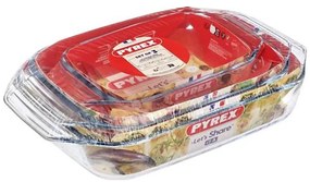 3 részes PYREX sütőtál szett 1,4/3/4 l