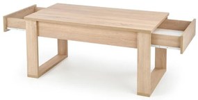 Kávésasztal NEA 52x110 cm bézs/tölgy sonoma