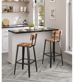 Bárszék AVEN barna/fekete